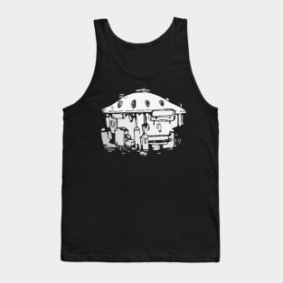 robot doodle monster 02 Tank Top